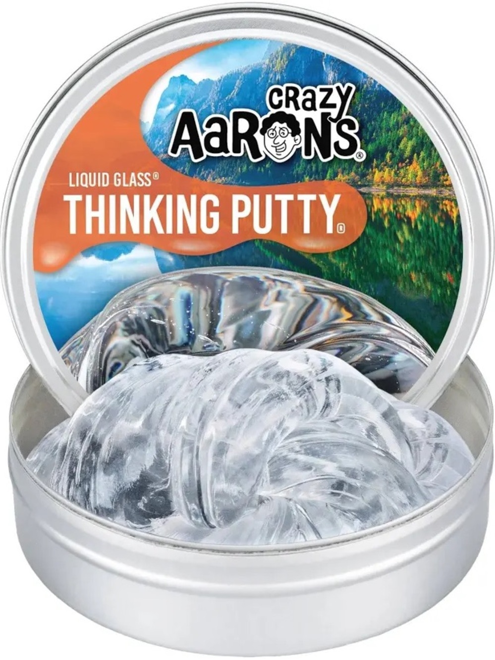 NEW!! Crazy Aaron's Thinking Putty Liquid Glass - Clear